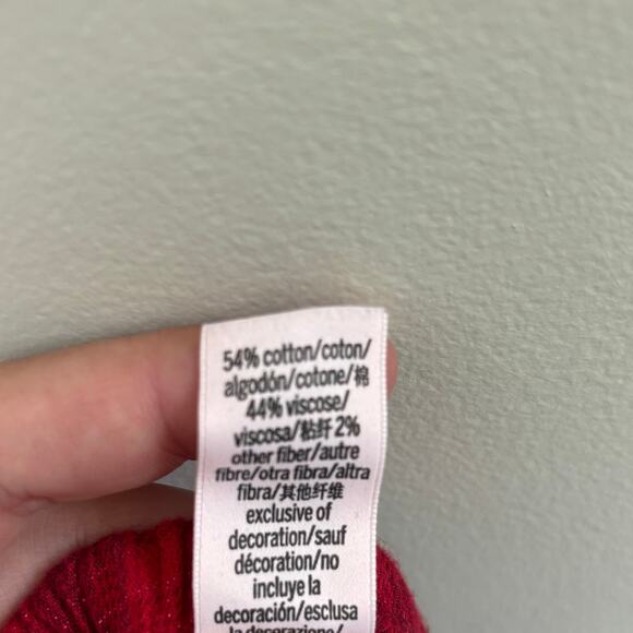 Victoria's Secret Red Christmas Plaid Button Down Pajamas 2 Piece Size Medium - Picture 9 of 9